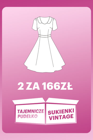 ZAPAKA TAJEMNICZE PUDEŁKO z 2Pc Sukienki Vintage